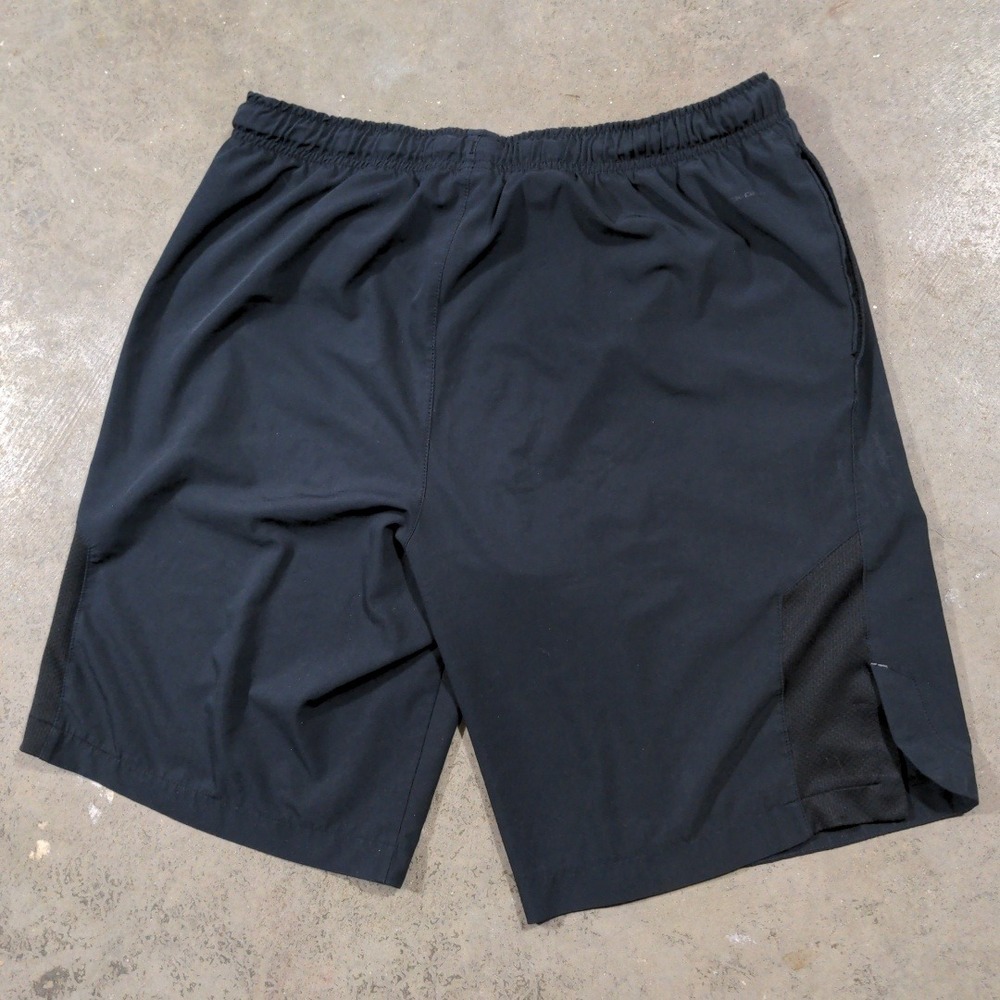 Layer 8 Womens Athletic Shorts Black Medium M Drawstring Elastic Waist Gym Run - Picture 9 of 9